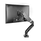 UWYTGF Monitor Mount,17 to 30 Inch Led LCD Free-Standing Monitor Arm,Height/Angle Adjustable Single Monitor Stand Mount,75X75/100X100Mm
