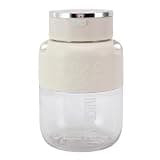 Yosoo Rechargeable Portable Blender Cup 800ml USB Juicer, with Detachable Design for Office Gym Home Travel (White)