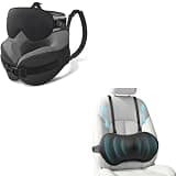 YFONG Travel Pillow for Long Flight Airplane Lumbar Support Pillow for Car