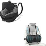 YFONG Travel Pillow for Long Flight Airplane Lumbar Support Pillow for Car