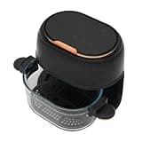 Air Fryer with Touch Screen, 4L Hot Air Fryer with Visible Glass Basket