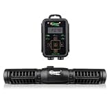 hygger Aquarium Wave Maker, Adjustable Cross Flow Pump with LED Display Controller, Magnetic DC 24V Aquarium Powerhead for Freshwater and Marine Reef Aquariums Up to 135 Gallon (18w)