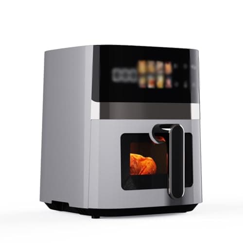 PYRVILAX Electric Air Fryer Without Oil Kitchen Airfryers Smart Oil-free French Fries Machine Home Appliance(D)