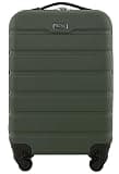 Wrangler 22" Hardside Spinner Carry-On Luggage, Olive