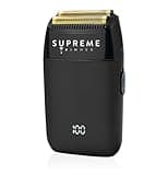 Supreme Trimmer Crunch Lite STF600 | Professional Double Foil Shaver for Men | Cordless & Corded, 60 Min Runtime, Hidden LED Display | Barber Face & Head Finishing Razor