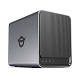 Yxk NAS Zero1 Pro 4-Bay Desktop NAS, Intel N100 Quad-Core CPU, Enthusiasts Home & Office Storage for Different OS, 8GB RAM, 2 * M.2 NVMe Slots, 2 * 2.5GbE, 4K HDMI, Network Attached Storage (Diskless)