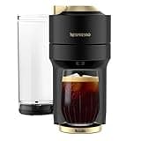 Nespresso Vertuo Pop+ Coffee and Espresso Maker by Breville, Matte Black Gold
