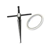 DIY Guitar Bridge Peg Handheld Hole Enlarger With T Shaped Steel Handle Tapered Six Slot Chamfer Guitar Tool Kit(G2501A)