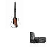Donner HUSH I EVO2 Acoustic Electric Travel Guitar And Donner Go 25W Mini Electric Guitar Amp