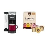 Keurig K-Supreme Single Serve Coffee Maker with MultiStream Technology, 4 Brew Sizes, 66oz Reservoir + Coffee Collective Variety Pack, 20 Count