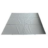 Serentra Heavy Duty 10mm Bunkie Board Full Size (54"×75"), Folding Mattress Support Board, Sag-Resistant, Non-Slip, Noise Minimizing, Breathable for Metal Frame, Slatted Beds, Grey