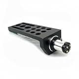 Baoblaze Record Player Mount Turntable Headshell Aluminum Phono Holder Audio Connector Mounting Screws Suitable for Listening Home Use, Black