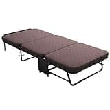 Camping Crib Bed Folding Cribs for Adults Heavy Duty, Heavy Duty Sleeping Cribs with Carry Bag, Heavy Duty Sleeping Cribs with Dust Cover, 5 Speed Adjustment