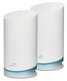 ARRIS Surfboard mAX W121 Tri-Band Mesh WiFi 6 System, AX6600 Speeds up to 6.6 Gbps, Coverage 5,500 sq ft, Alexa Support