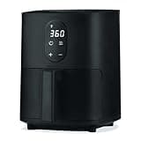 2.64Qt/2.5L 1,000-Watt Air Fryer With Touchscreen Controls, Rapid Air Technology, Non-Stick Coating, 8 Functions, Black - Fast 1000W Heating Power, Convenient Indicator Lights