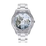 FekiLoot Watch for Men Big Face Stainless Steel Wrist Watch Personality