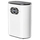 Dehumidifier for Bathroom, Portable Mini Dehumidifier for Bedroom, LED Display, Quiet Moisture Absorber for Small Rooms, 16.90-20.29 OZ/24 hour Dehumidification Capacity, US Rule