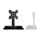 UWYTGF Tv Stand Mount,Height Adjustable Table Top Tv Stand with Tempered Glass,Tabletop Tv Base for 19-32 Inch Led Tvs/Monitor,Max 200X200Mm
