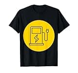 Electric Car Electric Vehicle EV Charger T-Shirt