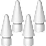 SIXFU Replacement Tips for Apple Pencil 2nd Generation/ 1st Generation Tips, iPencil Nibs Accessories for iPad Pro Pencil 2/1 Gen(4 Pack)
