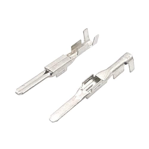 DLAHPJPT automotive electrical connectors 50 Pcs 2.2 Mm Male Female Car Crimp Terminal for 7116-4020 DJ611-2.2A DJ621-2.2A(Follow me cheaper,100 Pcs)