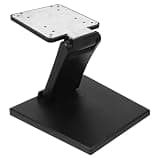 SOIMISS Adjustable Iron Monitor Stand for Flat LED and LCD Computer Screens with Enhanced Stability and Foldable Design, for Home and Office Use, Black Monitor Riser and Tv Table Stand