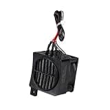 Fenteer PTC Fan Heater Electric Heater Premium Tabletop Thermostat Fast Heating Fan for Home Dorm Indoor Use Living Room Bedroom, 220V 400W