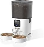PGID 7L Automatic Pet Feeder with 1080P HD Wide Angle Camera, Smart WiFi Function, App Controlled, Night Vision Feature, Two-Way Audio, Suitable for Cats and Dogs.