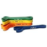 TRX Training Strength Band Set for Working Out, Full-Body Resistance Bands for Home and Gym Use, 79.5-Inch Circumference, 5 – 70 Pounds, Pack of 4