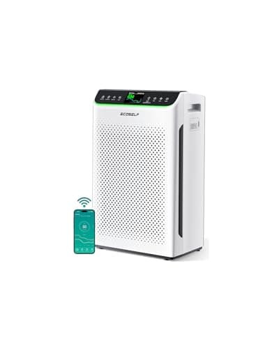 Air Purifier for Home Large Room Up to 3850Ft² with Washable Filter, Pure White, HAP610WF