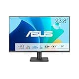 ASUS 24” 1080P Computer Monitor (VA249QG) – IPS, Full HD, 120Hz, 1ms, Adaptive-Sync, 99% sRGB, Speakers, HDMI, DisplayPort, VGA, Low Blue Light, Flicker-Free, VESA Mountable, 3yr Warranty