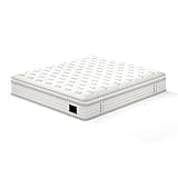 12 Inch Queen Hybrid Mattress, Contouring Memory Foam with Pocket Springs for Pressure Relief, Fiberglass Free Ergonomic Bed in a Box, Motion Isolation