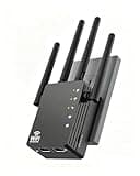 WiFi Extender 1200Mbps, Long Range WiFi Booster up to 12880 Sq Ft, 105 Devices, WiFi Extender Signal Booster for Home, Easy Setup