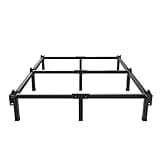 Superay Metal Bed Frame, 9-Leg Bed Base, 8 inches Support for Box Spring, Queen, Easy Assembly, Black