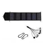 Portable Solar Panel 5V USB Type-C Charge Flexible Foldable Kit Lightweigh Syste Car Camping Hiking Power Banks(30W Solar Panel Kit)