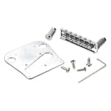 Iron Bridge Plate 6-Saddles Bridge for B5 B50 Enhanced Guitar Tuning Stability
