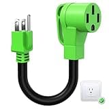Tera Adapter Cord NEMA 5-15P to 14-50R: for All Level 1 EVs Tesla Heavy Duty 50 Amp to 15 Amp 110 Volt EV Charger Power Cord with Grip Handle, ETL TSCA Listed STW 10 Gauge