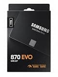 870 EVO SATA III SSD 1TB 2.5” Internal Solid State Drive, Upgrade PC or Laptop Memory and Storage for IT Pros, Creators, Everyday Users, MZ-77E1T0B/AM