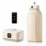 LumenOrbit Portable Clothes Dryer【Safe Quiet Fast & 1-Year Free Replacement】Upgraded Mini Dryer with Adjustable Timer & Remote Control, Drying Machine for Apartment, RV, Travel, Dorm(Khaki)