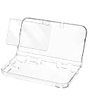 TriverseTech Clear Protective Case for 3DS XL – Transparent PC Hard Shell Cover with Dual Screen Protector Films – Not Compatible with New 3DS XL, Not Tempered Glass Films
