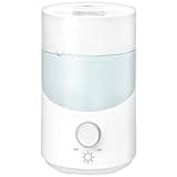 Cool Mist Humidifier for Bedroom, 3L Top Fill Ultrasonic Air Humidifier with Adjustable Knob Control, Quiet Operation, Auto Shut-Off, BPA-Free for Home, Baby, Office, Plants 3L