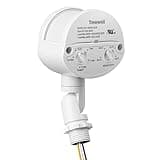 TREEWELL Motion Sensor, 180-Degree Replacement Motion Detector, Adjustable Time & Detection Sensitiity Up to 60 Feet Range, 3 Working Modes Pir Motion Sensor for Security Floodlight, White, UL Listed