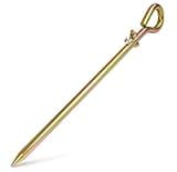 Gecyfit Portable Grounding Rod – 17.5" Solid Steel Ground Rod for Electric Fence, Earthing, Antenna, Portable Generators, Solar Panel, Ham Radio & Pool Equipment