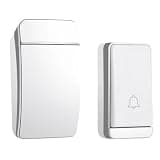 ONMYJFD Smart Doorbell No Battery Required US EU UK Plug 200M Remote Self-Powered Home Door Bell Chimes