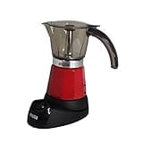 IMUSA 6 or 3cup Electric Espresso Maker, Red