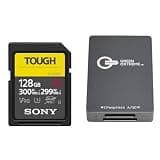 SF-G Series Tough 128GB UHS-II SDXC Memory Card with Green Extreme USB-C 3.2 GEN 2 CFEXPRESS