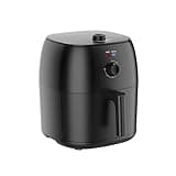 Air Fryer 8 Qt | Adjustable 175°F to 400°F Temperature Control, XL Nonstick Dishwasher-Safe Basket | Stainless Steel, Timer & Auto Shut-Off, Oil-Less Appliance, Powerful 1800W, 120V-60Hz, Black