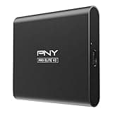 PNY Pro Elite V2 1TB USB 3.2 Gen 2x1 Type-C Portable Solid State Drive (SSD) – (PSD0CS2160-1TB-RB)