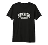 Milwaukee WisconsinVintage Sports Retro OS1 Design Premium Tri-Blend T-Shirt