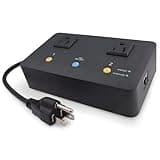 MSNSwitch2 Internet Enabled IP Remote Power Switch with Reboot - Control via Smartphone App, Cloud Service, Web Browser or API - 2 Independent AC Power Outlets (Model UIS-722b)